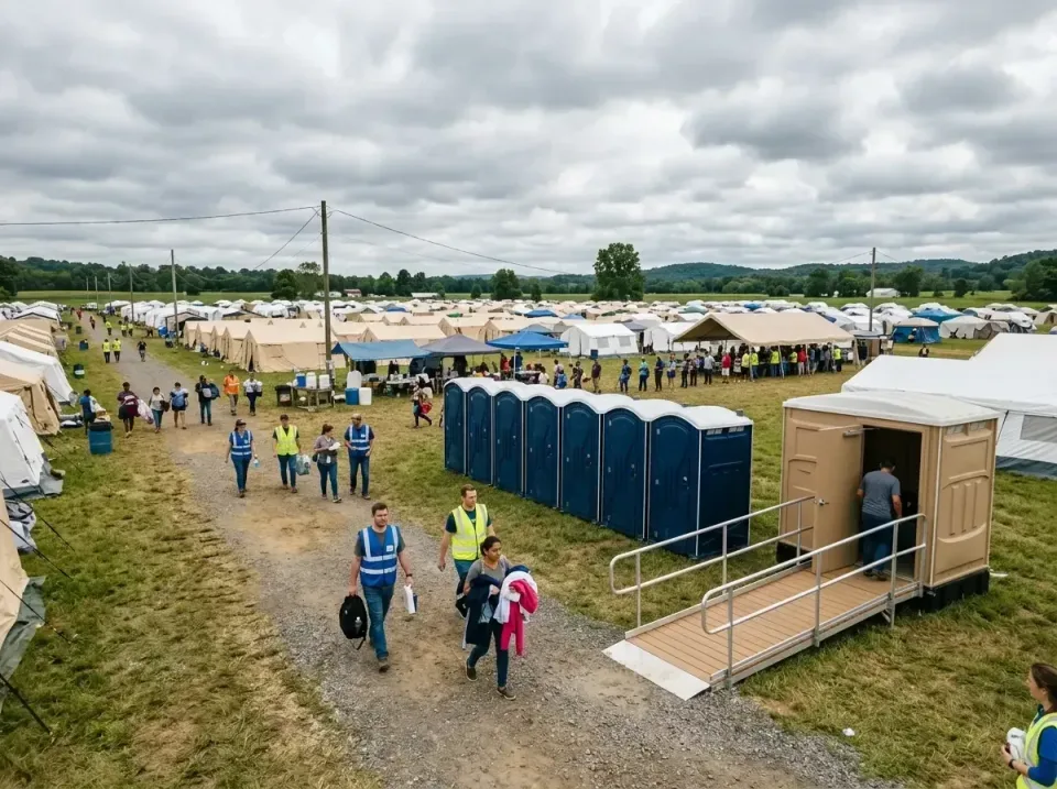 disaster-relief-camp-restrooms-010 — frequently asked questions, Dumpster & Portable Bathrooms Rental in Fairwood, MD
